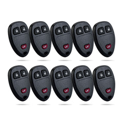 Lots of 10 Car Remote Fob Replacement for OUC60270 15913420 fits 2007 2008 2009 Chevy Equinox 3 Button