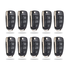 Lots of 10 Extra-Partss Remote Car Key Fob Replacement for Audi 8X0837220D fits 2011 2012 2013 2014 A1 Q3