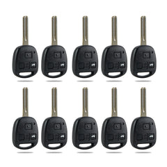 Lots of 10 Remote Car Key Fob Replacement for Lexus HYQ1512V 89785-50031 fits 2002 2003 2004 2005 IS300 GS430