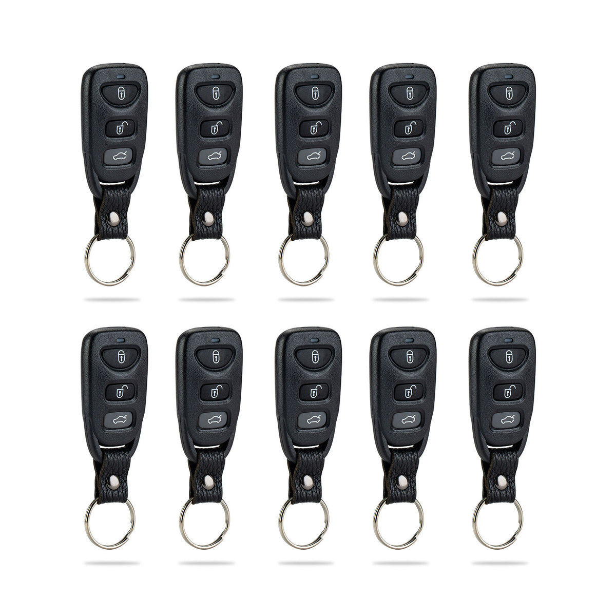 Lots of 10 Remote Car Key Fob Replacement for Kia PLNHM-T011 fits 2007 2008 2009 Sorento