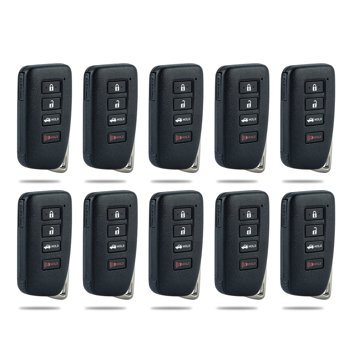 Lots of 10 Smart Car Key Fob Replacement for Lexus GS450H GS350 ES350 ES300H fits 2013 2014 2015 2016 2017 Proximity 4 Button Remote HYQ14FBA 0020 'G' Board