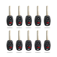 Lots of 10 Extra-Partss Remote Car Key Fob Replacement for Honda N5F-S0084A fits 2006 2007 2008 2009 2010 2011 Civic EX SI