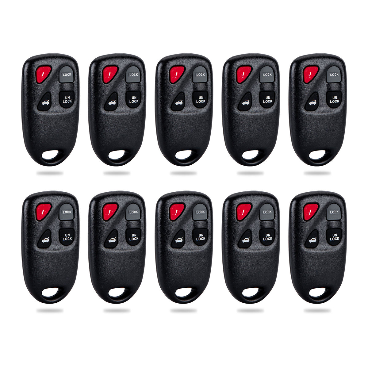 Lots of 10 Car Remote Fob Replacement for KPU41805 4238A-12076 fits 2003 2004 2005 Mazda 6