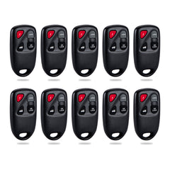 Lots of 10 Car Remote Fob Replacement for KPU41805 4238A-12076 fits 2003 2004 2005 Mazda 6