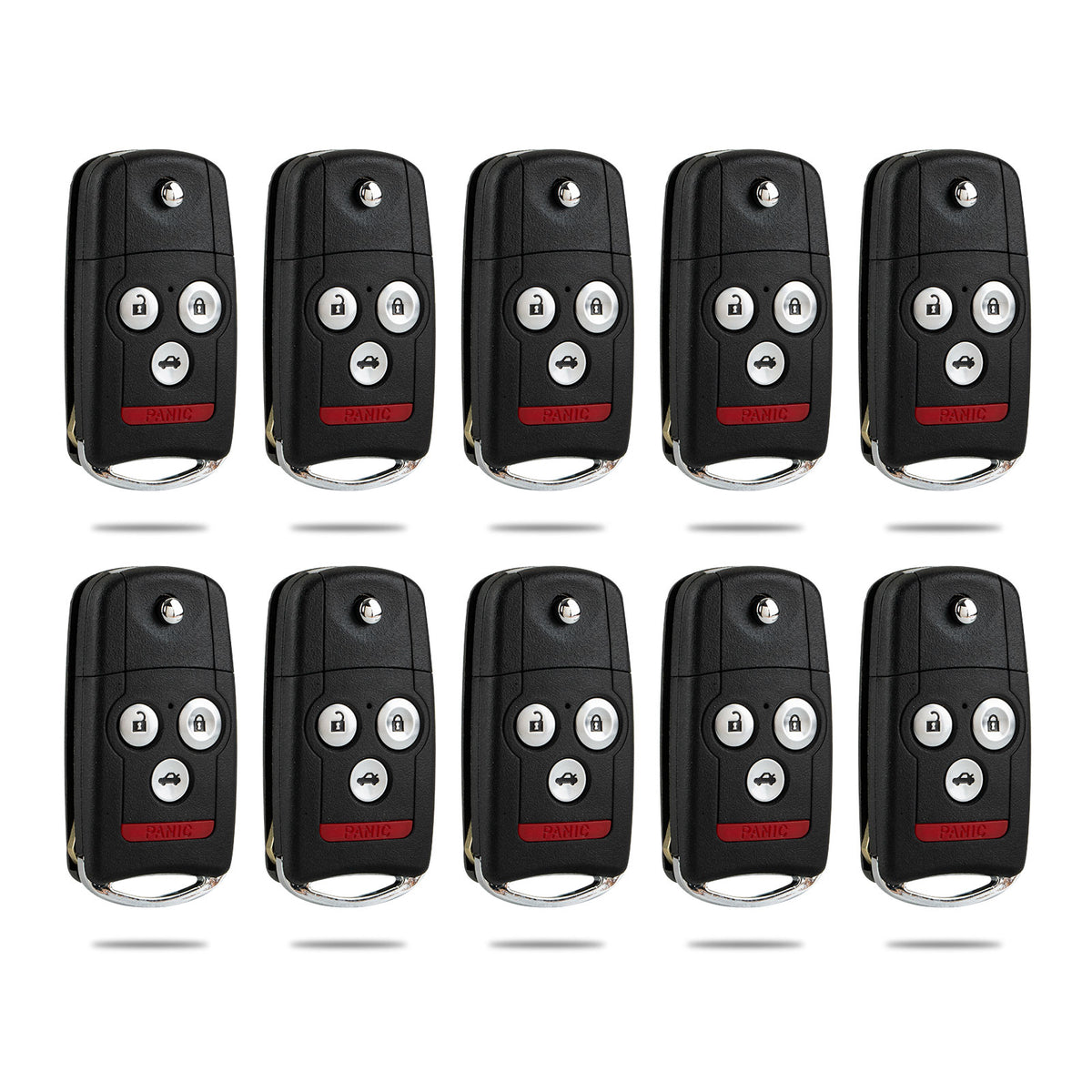 Lots of 10 Remote Car Key Fob Replacement for OUCG8D-439H-A fits 2007 2008 Acura TL 46 Chip