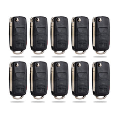 Lots of 10 Extra-Partss Smart Remote Car Key Fob Replacement for Audi NBG009272T 8P0837220E fits 2007 2008 2009 2010 A3 TT