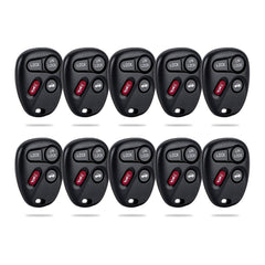 Lots of 10 Extra-Partss Car Remote Fob Replacement for KOBUT1BT 15732805 fits 1998 1999 2000 2001 Chevy Blazer 4 Button