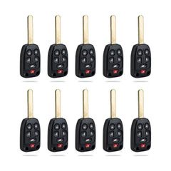 Lots of 10 Remote Car Key Fob Replacement for Honda N5F-A04TAA fits 2011 2012 2013 2014 Odyssey 6 Button