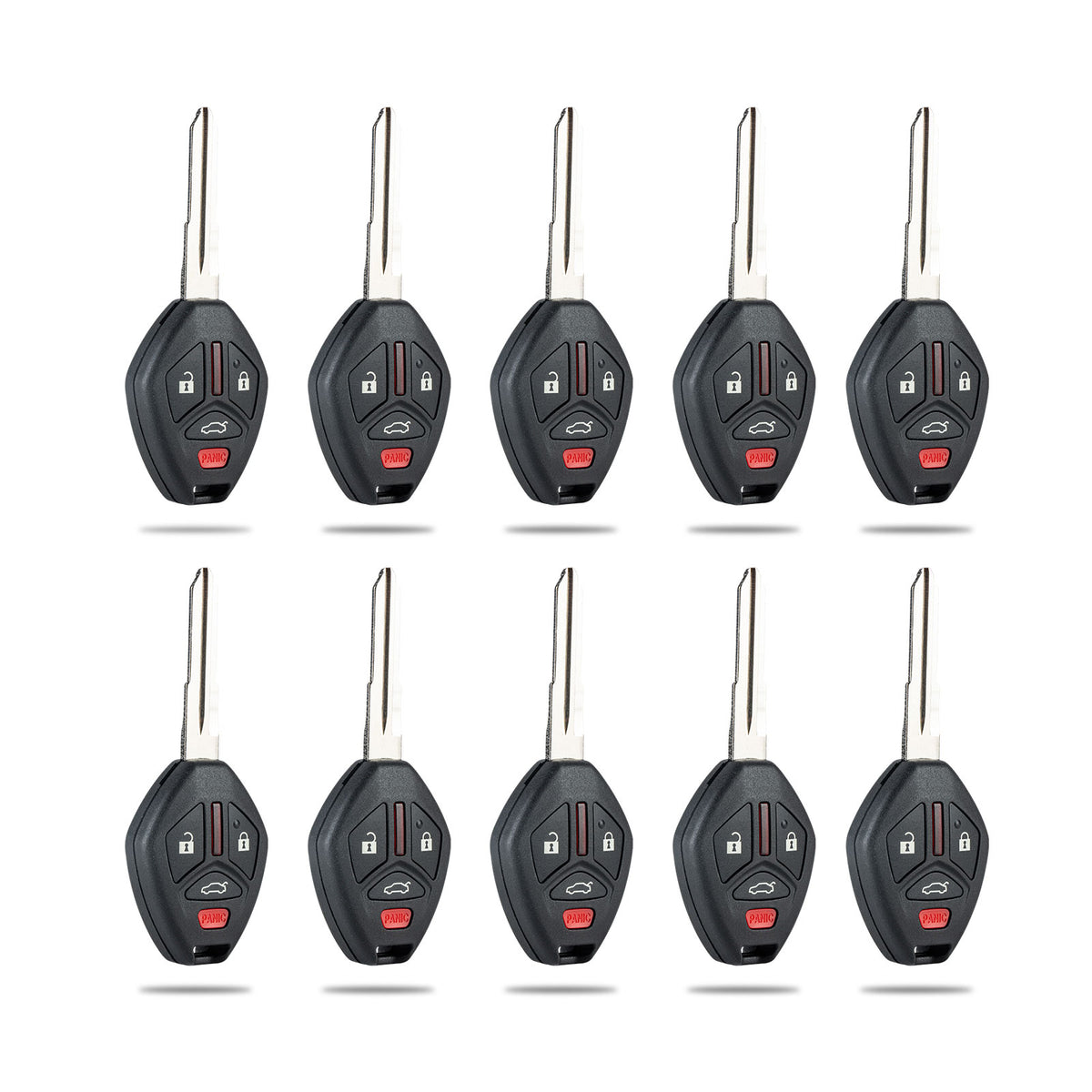 Lots of 10 Extra-Partss Car Remote Fob Replacement for Mitsubishi OUCG8D-625M-A 6370A47 fits Lancer 2007 2008 2009 2010 2011 2012 2013 2014 2015 2016 2017 2018
