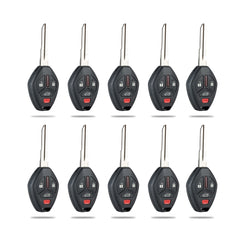 Lots of 10 Extra-Partss Car Remote Fob Replacement for Mitsubishi OUCG8D-625M-A 6370A47 fits Lancer 2007 2008 2009 2010 2011 2012 2013 2014 2015 2016 2017 2018