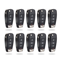 Lots of 10 Extra-Partss Keyless Remote Car Key Fob Replacement for Chevy LXP-T004 433Mhz fits 2016 2017 2018 2019 Cruze XL8 Systems Only