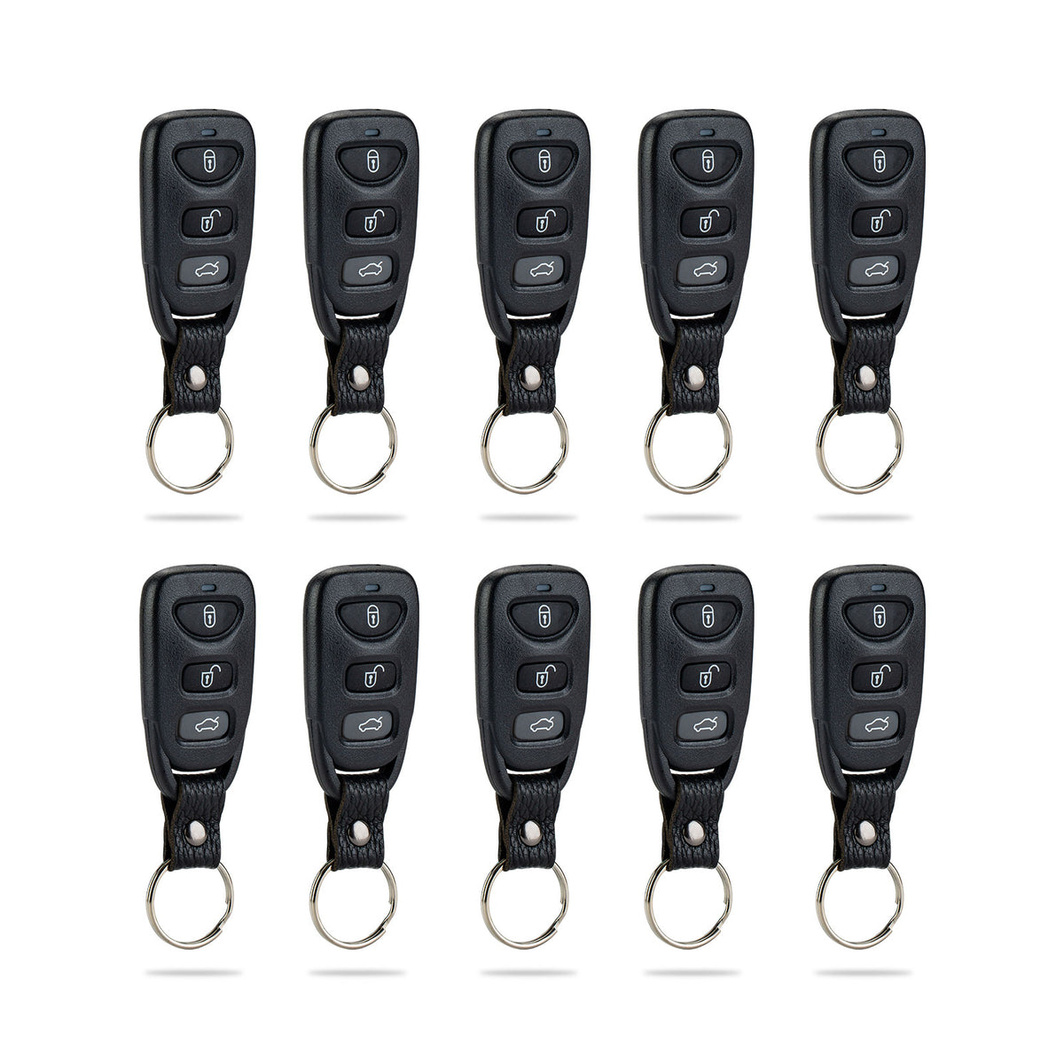 Lots of 10 Remote Car Key Fob Replacement for Hyundai 2007 2008 2009 2010 Sonata Elantra OSLOKA-310T
