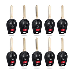 Lots of 10 Remote Car Key Fob Replacement for Nissan CWTWB1U751 fits 2013 2014 2015 2016 2017 2018 2019 Versa Sentra