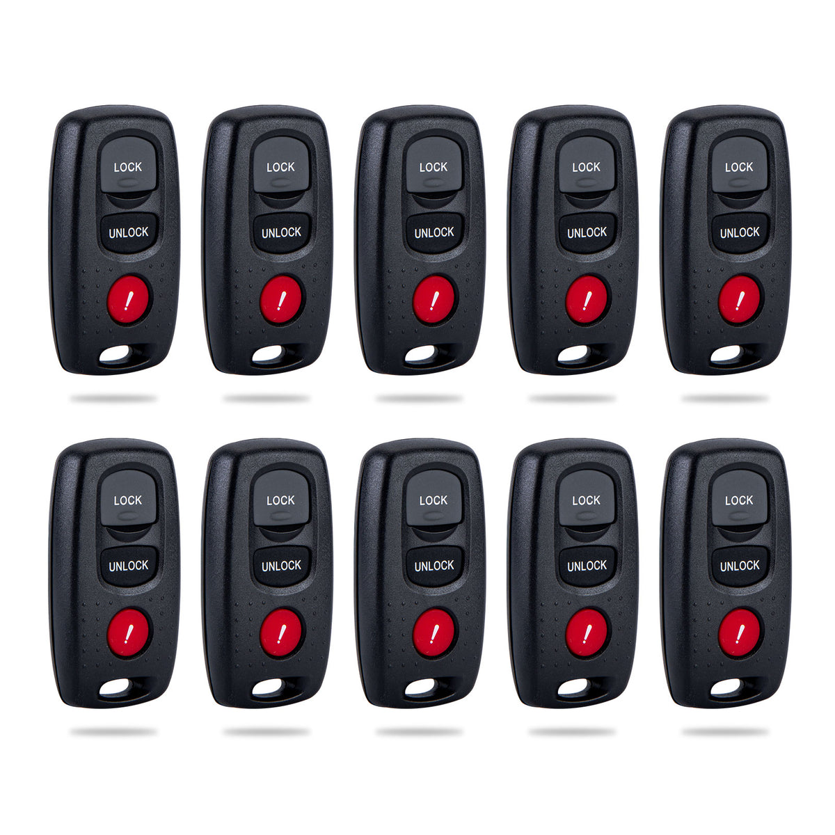 Lots of 10 Car Remote Fob Replacement for KPU41794 fits 2007 2008 2009 Mazda 3