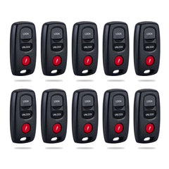 Lots of 10 Car Remote Fob Replacement for KPU41794 fits 2007 2008 2009 Mazda 3