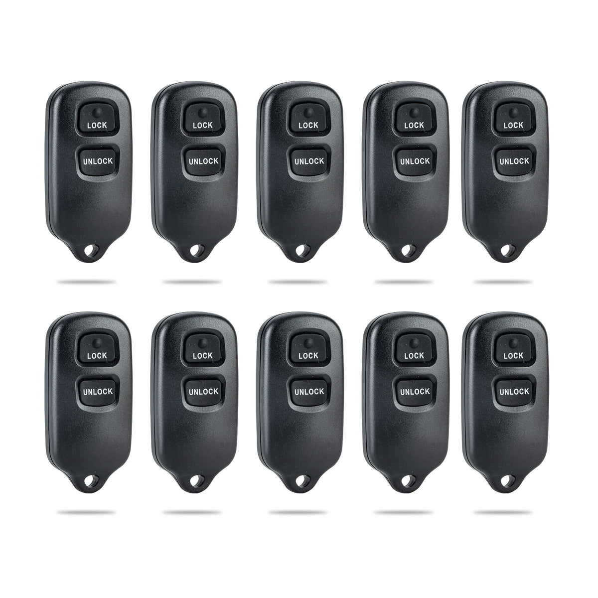 Lots of 10 Extra-Partss Car Remote Fob Replacement for Toyot-a HYQ12BAN, HYQ12BBX, HYQ1512Y fits 2001 2002 2003 Prius