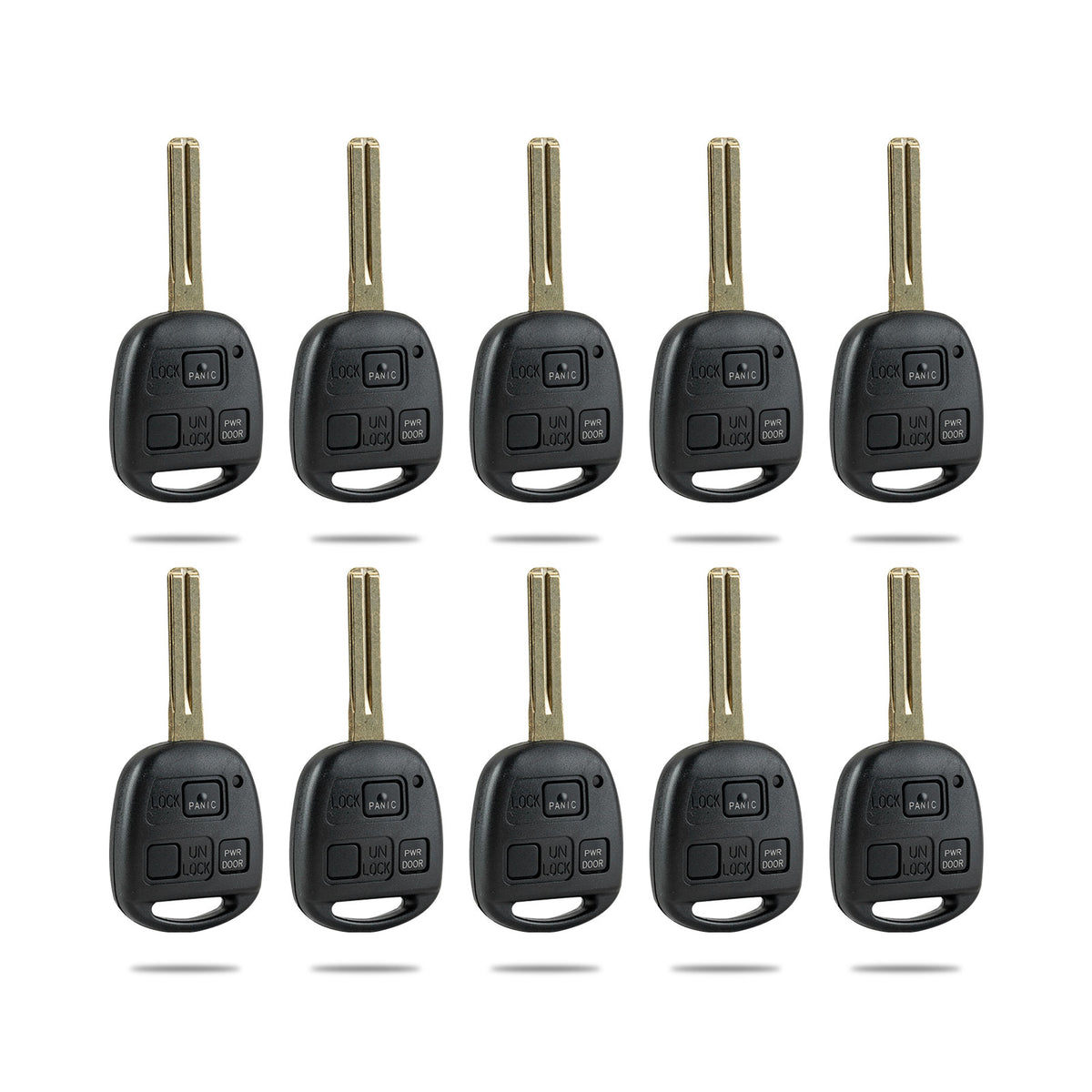 Lots of 10 Remote Car Key Fob Replacement for Lexus HYQ12BBT 89070-48820 fits 2007 2008 2009 RX350