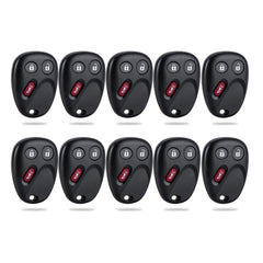 Lots of 10 Car Remote Fob Replacement for LHJ011 fits 2003 2004 2005 2006 Chevy Suburban 1500 2500 3 Button