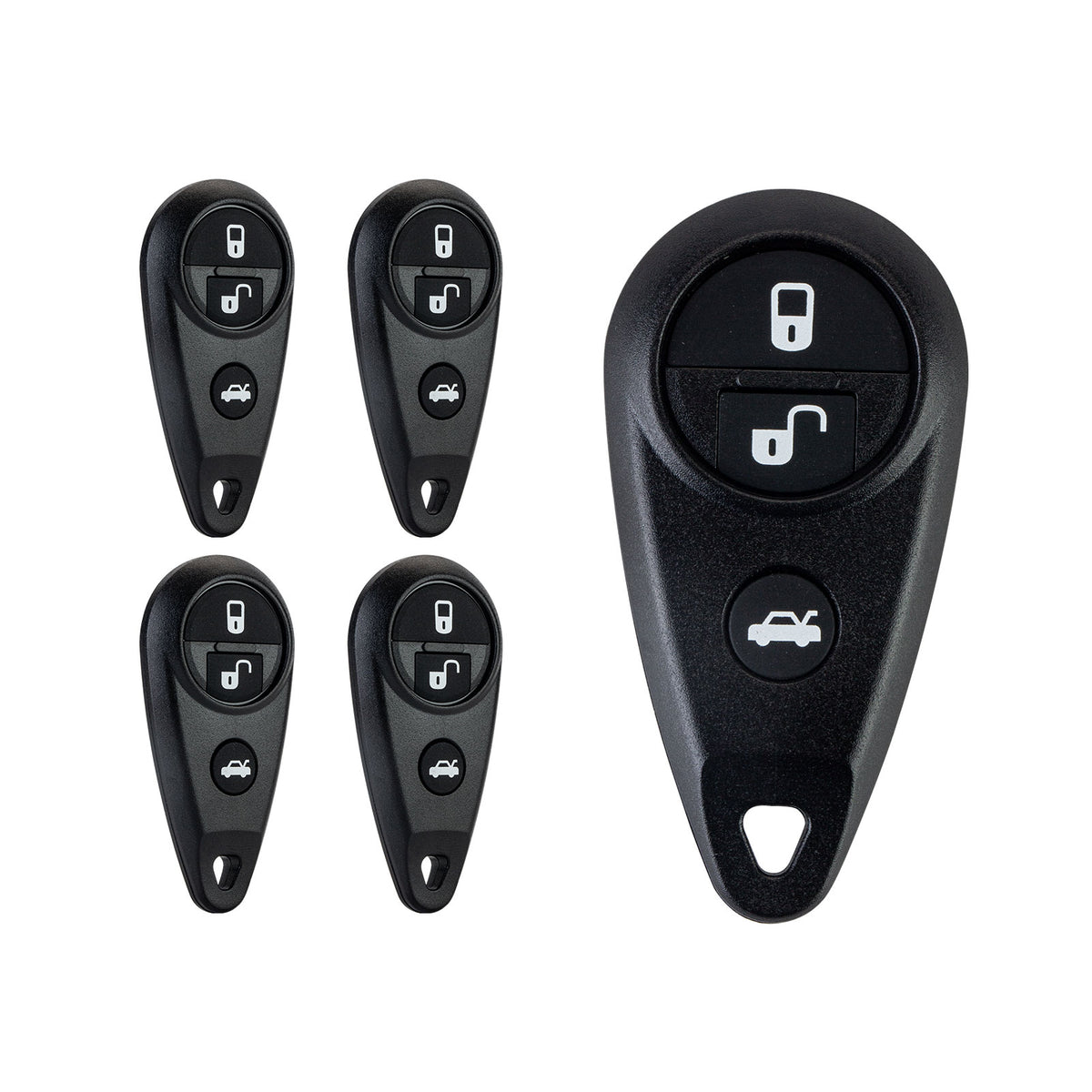 Lots of 5 Extra-Partss Remote Car Key Fob Replacement for Subaru CWTWB1U819 fits 2011 2012 2013 Legacy Outback