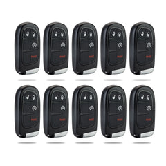 Lots of 10 Extra-Partss Remote Car Key Fob Replacement for Dodge GQ4-54T fits 2013 2014 2015 2016 2017 2018 2019 Ram 1500 2500 3500 4Btn