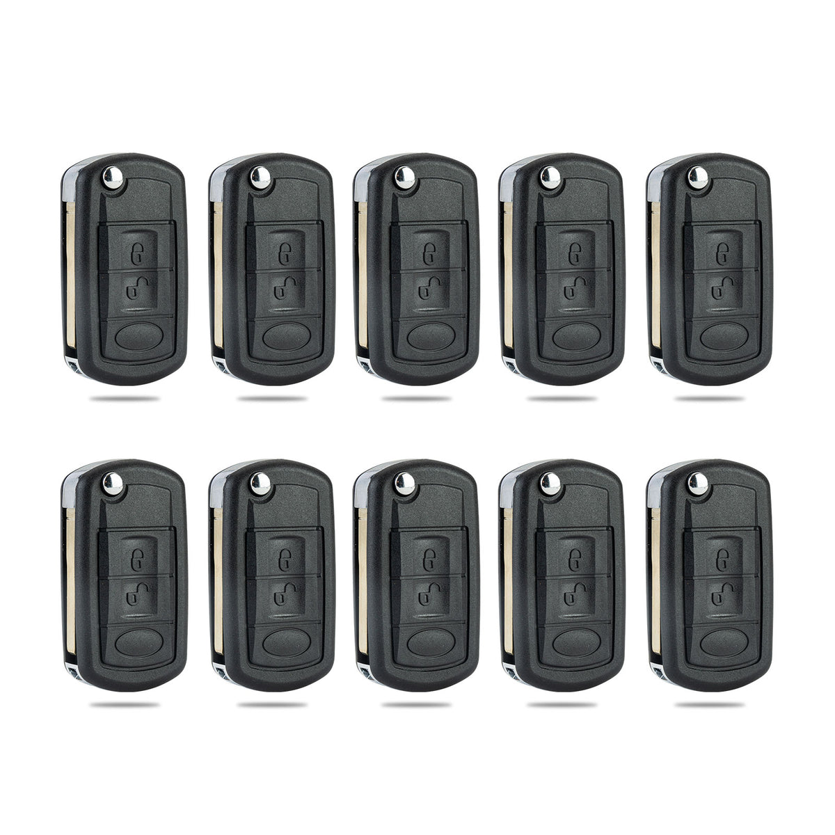 Lots of 10 Extra-Partss Remote Car Key Fob Replacement for Land Rover NT8-15K6014CFFTXA fits 2005 2006 2007 2008 2009 LR3