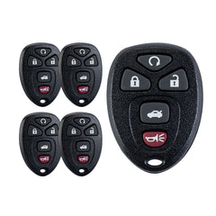 Lots of 5 Keyless Remote Car Key Fob Replacement for Lacrosse Cobalt Malibu G5 G6 Grand Prix Aura Sky 5 Button Remote KOBGT04A 22733524