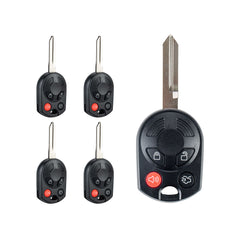 Lots of 5 Extra-Partss Remote Car Key Fob Replacement for Ford OUC6000022 164-R7040 fits Expedition Explorer 2003 2004 2005 2006 2007 2008 2009 2010 2011 2012