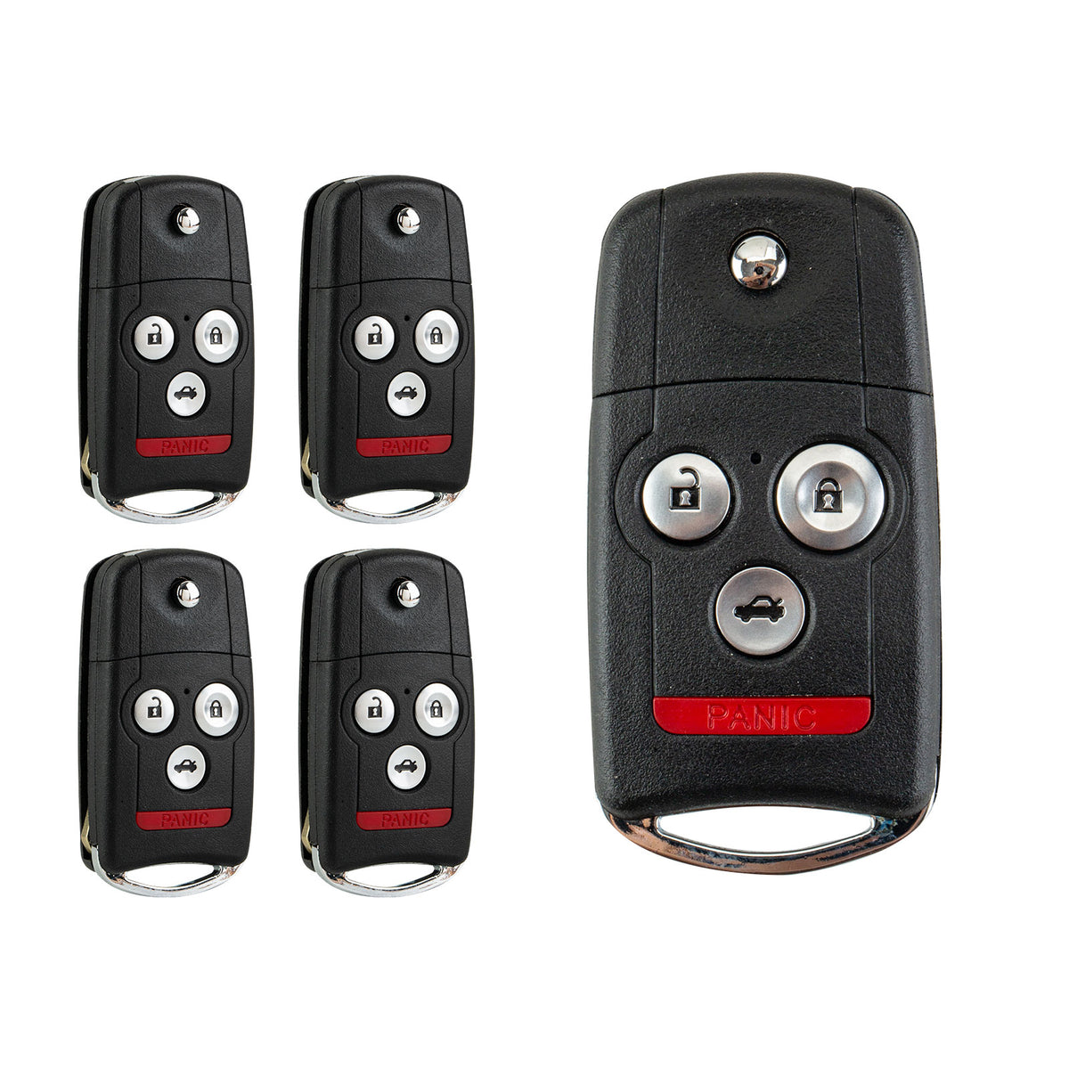 Lots of 5 Remote Car Key Fob Replacement for OUCG8D-439H-A fits 2007 2008 Acura TL 46 Chip