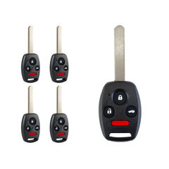 Lots of 5 Extra-Partss Remote Car Key Fob Replacement for Honda N5F-S0084A fits 2006 2007 2008 2009 2010 2011 Civic EX SI