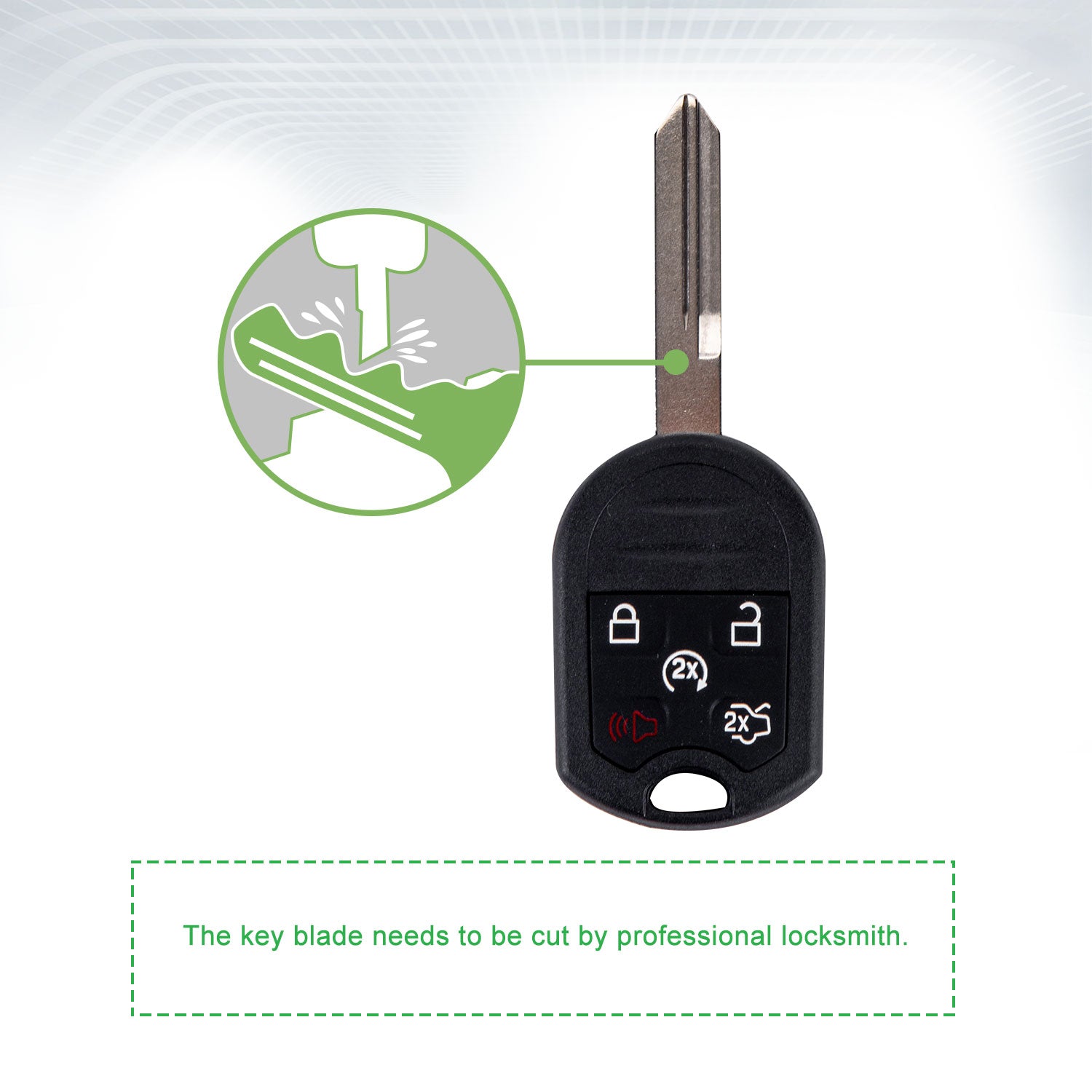 Lots of 10 Remote Car Key Fob Replacement for CWTWB1U793 164-R8000 fits 2013 2014 2015 Ford Explorer